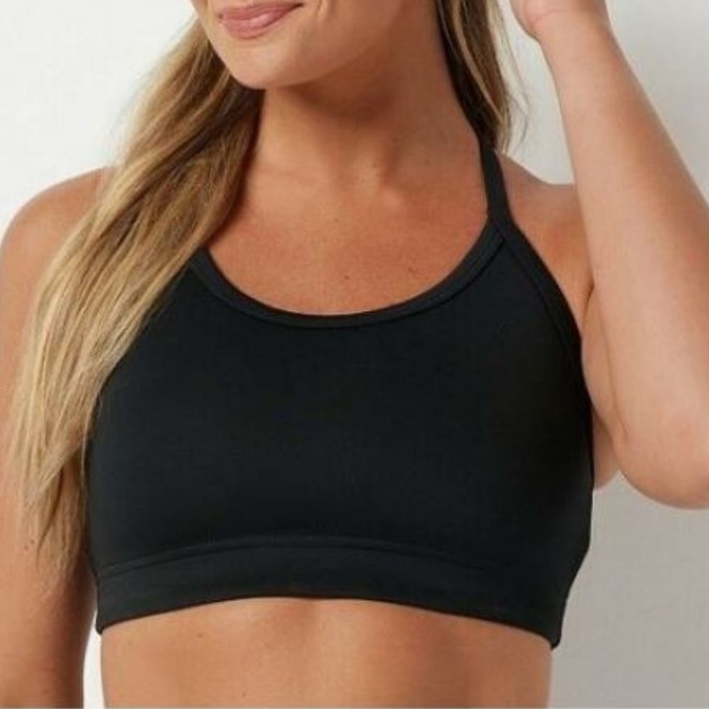 New Balance x Isaac Mizrahi T-Back Strappy Bra NEW - Picture 1 of 2